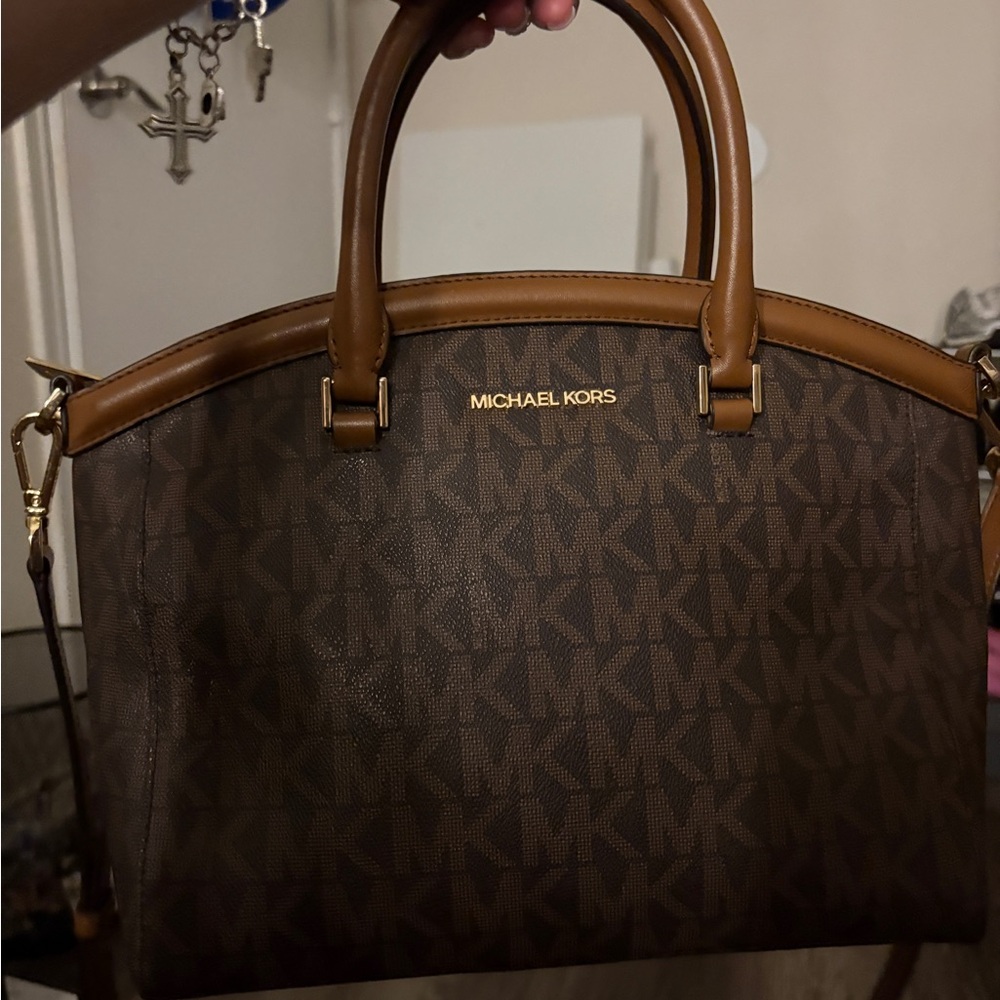 Michael Kors Brown Satchel Bag